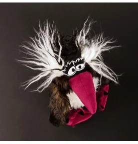 Peluche pingouin "Rock Hopper" signée Sigikid, vue de dessus