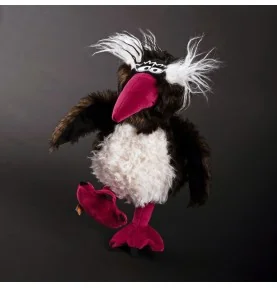 Peluche pingouin "Rock Hopper" signée Sigikid