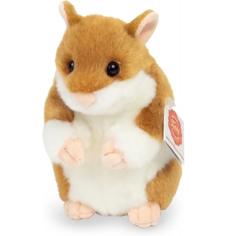 Peluche hamster - 16 cm signée Teddy Hermann Peluche hamster - 16 cm signée Teddy Hermann