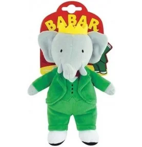 Peluche Babar - 20 cm signée Jemini