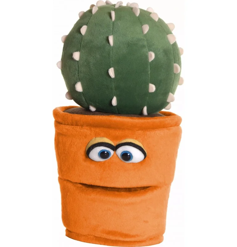 Pot de fleurs avec cactus Hannelore signée Living Puppets Pot de fleurs avec cactus Hannelore signée Living Puppets