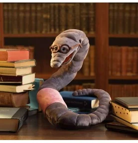Marionnette Ver de bibliothèque bookworm signée Folkmanis Marionnette Ver de bibliothèque bookworm signée Folkmanis