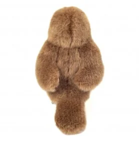 Peluche rouge-gorge - 15 cm signée Teddy Hermann, vue de dessus
