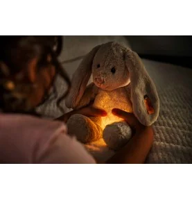 Peluche veilleuse "Light at Night" Hoppie, le lapin signée Steiff Peluche veilleuse "Light at Night" Hoppie, le lapin signée Steiff