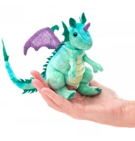 Marionnette Mini Dragon signée Folkmanis Marionnette Mini Dragon signée Folkmanis