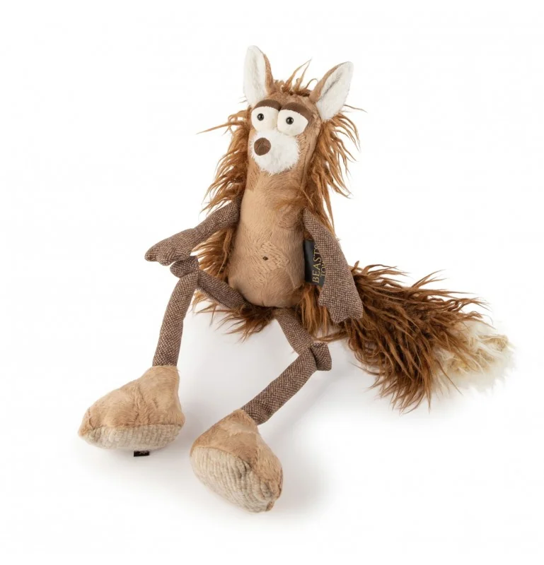 Peluche coyote "Jodie Coyotie" signée Sigikid