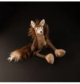 Peluche coyote "Jodie Coyotie" signée Sigikid