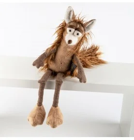 Peluche coyote "Jodie Coyotie" signée Sigikid