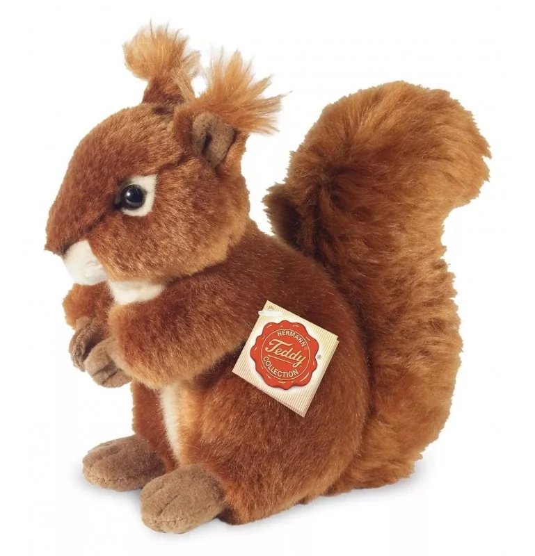 Peluche écureuil - 17 cm signée Teddy Hermann Peluche écureuil - 17 cm signée Teddy Hermann