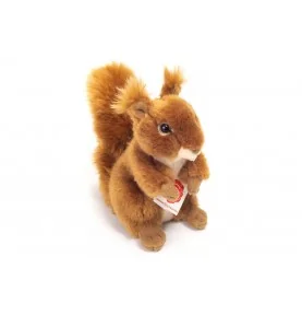 Peluche écureuil - 17 cm signée Teddy Hermann; vue de dessus Peluche écureuil - 17 cm signée Teddy Hermann; vue de dessus