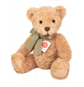 Ours en peluche articulé beige - 37 cm signé Teddy Hermann