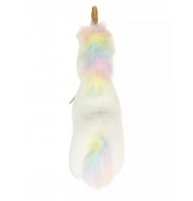 Peluche licorne Zoey - 27 cm signée Teddy Hermann, vue de dos Peluche licorne Zoey - 27 cm signée Teddy Hermann, vue de dos