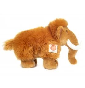 Peluche mammouth - 30 cm signée Teddy Hermann, vue de profil Peluche mammouth - 30 cm signée Teddy Hermann, vue de profil