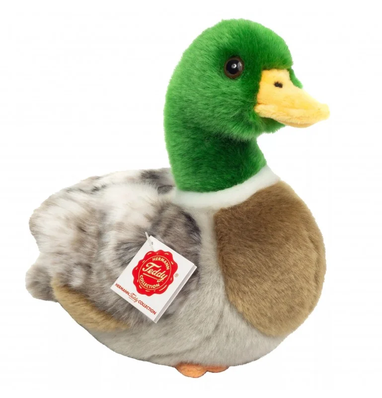 Peluche canard sauvage - 24 cm signée Teddy Hermann Peluche canard sauvage - 24 cm signée Teddy Hermann