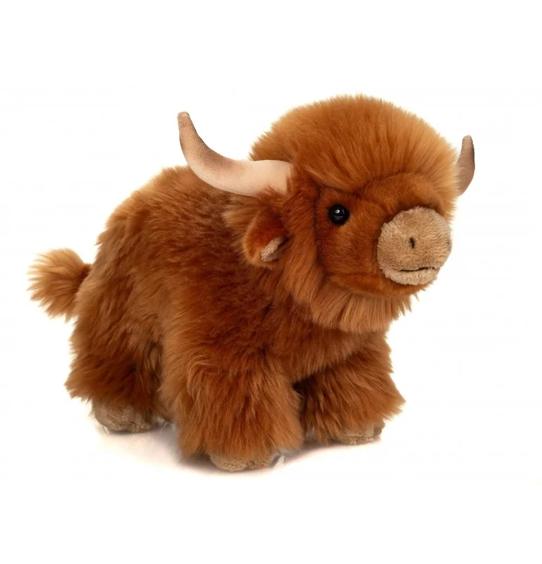 Peluche vache Highland - 28 cm signée Teddy Hermann Peluche vache Highland - 28 cm signée Teddy Hermann