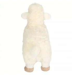 Peluche agneau debout - 25 cm signée Teddy Hermann, vue de dos Peluche agneau debout - 25 cm signée Teddy Hermann, vue de dos