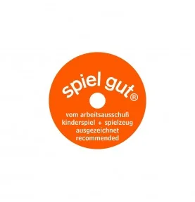 La Peluche chien marron souple a reçu le label de qualité allemand "Spiel gut" La Peluche chien marron souple a reçu le label de qualité allemand "Spiel gut"