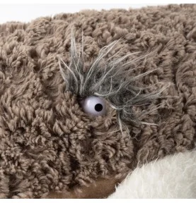 Peluche cachalot "The big pot" signée Sigikid, gros plan sur les yeux Peluche cachalot "The big pot" signée Sigikid, gros plan sur les yeux