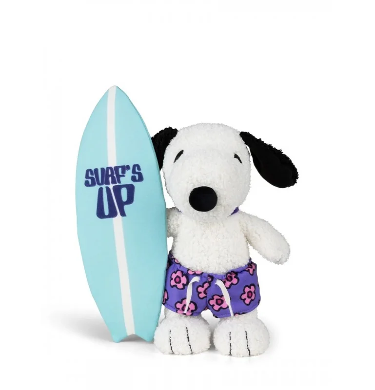 Peluche Snoopy Surfeur - 22 cm signée Bon Ton Toys Peluche Snoopy Surfeur - 22 cm signée Bon Ton Toys