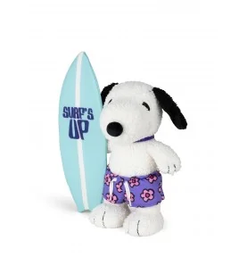 Peluche Snoopy Surfeur - 22 cm signée Bon Ton Toys Peluche Snoopy Surfeur - 22 cm signée Bon Ton Toys