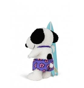 Peluche Snoopy Surfeur - 22 cm signée Bon Ton Toys, vue de dos Peluche Snoopy Surfeur - 22 cm signée Bon Ton Toys, vue de dos