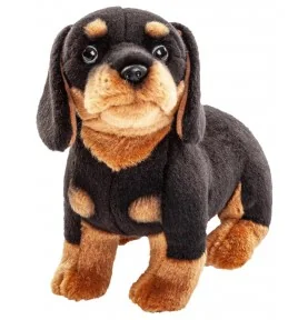 Peluche teckel - 27 cm signée Uni-Toys