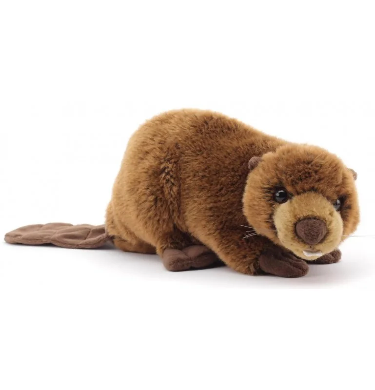 Peluche castor - 29 cm signée Uni-Toys
