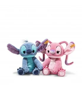 Peluche Stitch et peluche Angel DISNEY