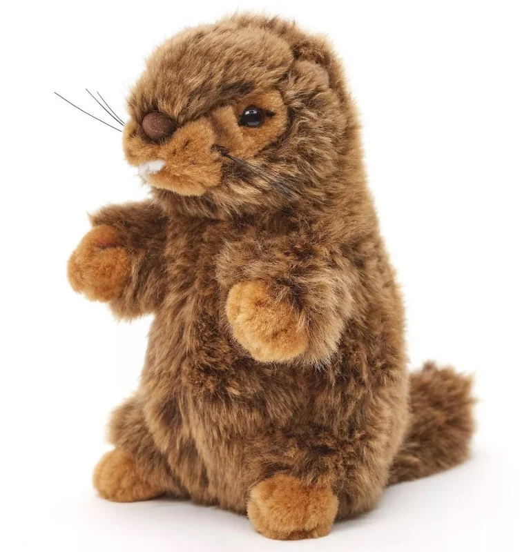 Peluche marmotte qui siffle - 17 cm