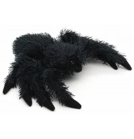 Peluche araignée noire - 15 cm Peluche araignée noire - 15 cm