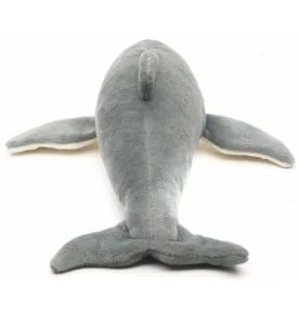 Peluche grand dauphin - 28 cm, vue de dos Peluche grand dauphin - 28 cm, vue de dos