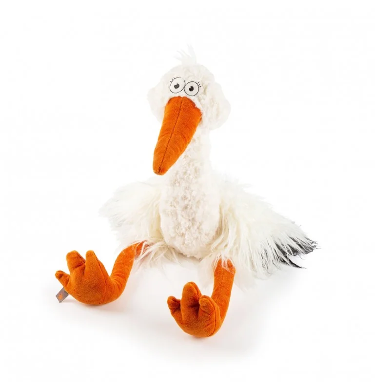 Peluche cigogne "Happy Betty"
