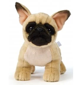 Peluche Bouledogue français - 26 cm, vue de face