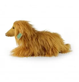 Peluche Lévrier afghan, vue de profil Peluche Lévrier afghan, vue de profil