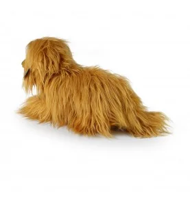Peluche Lévrier afghan, vue de dos Peluche Lévrier afghan, vue de dos