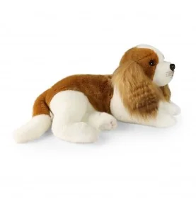 Peluche Cavalier King Charles, vue de profil