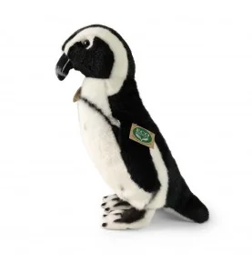 Peluche Manchot de Magellan - 30 cm, vue de profil Peluche Manchot de Magellan - 30 cm, vue de profil