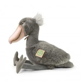 Peluche bec-en-sabot - 33 cm, vue de profil Peluche bec-en-sabot - 33 cm, vue de profil