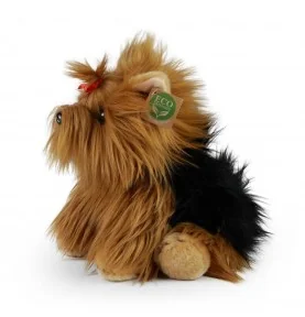 Peluche Yorkshire - 30 cm, vue de profil Peluche Yorkshire - 30 cm, vue de profil