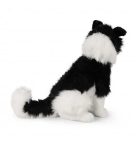 Peluche Border Collie - 40 cm, vue de dos