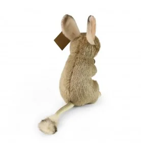 Peluche gerboise - 16 cm signée Rappa, vue de dos
