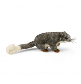 Peluche opossum - 23 cm signée Rappa, vue de profil Peluche opossum - 23 cm signée Rappa, vue de profil