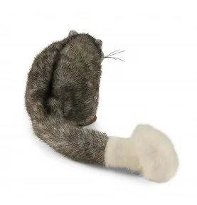 Peluche opossum - 23 cm signée Rappa, vue de dos Peluche opossum - 23 cm signée Rappa, vue de dos