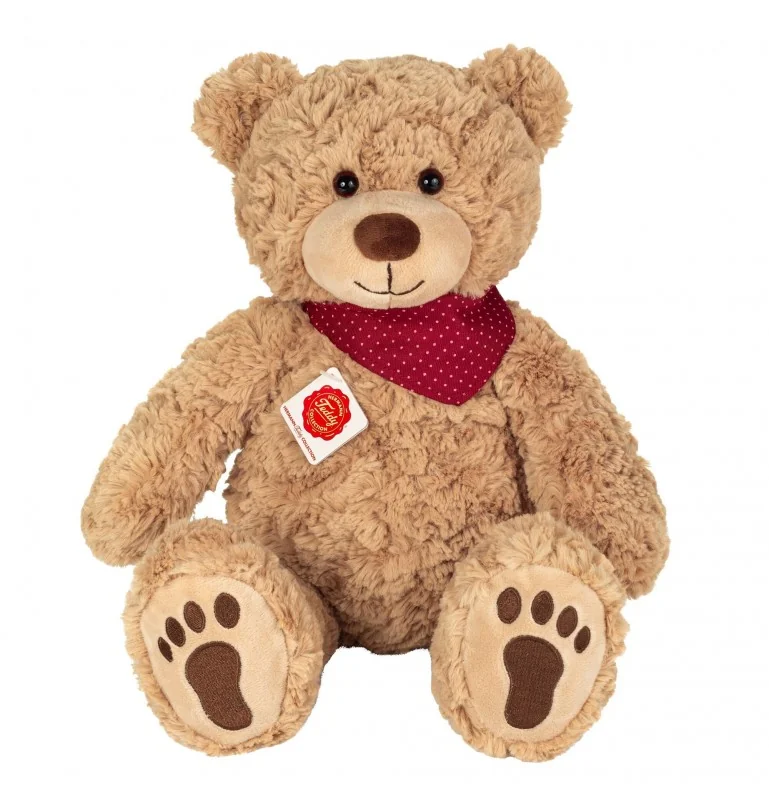 Ours en peluche Chilly avec foulard - 40 cm signé Teddy Hermann Ours en peluche Chilly avec foulard - 40 cm signé Teddy Hermann