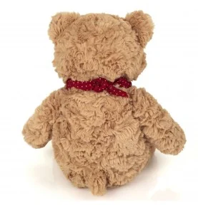 Ours en peluche Curtis avec foulard - 30 cm signé Teddy Hermann, vue de dos