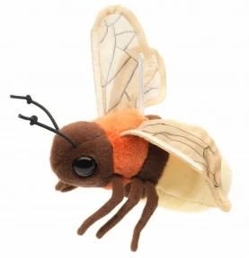 Peluche luciole avec lumière - 17 cm signée Uni-Toys Peluche luciole avec lumière - 17 cm signée Uni-Toys