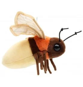 Peluche luciole avec lumière - 17 cm signée Uni-Toys, vue de profil Peluche luciole avec lumière - 17 cm signée Uni-Toys, vue de profil
