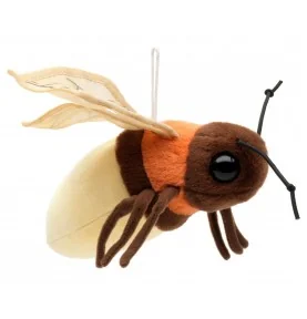 Peluche luciole avec lumière - 17 cm signée Uni-Toys Peluche luciole avec lumière - 17 cm signée Uni-Toys