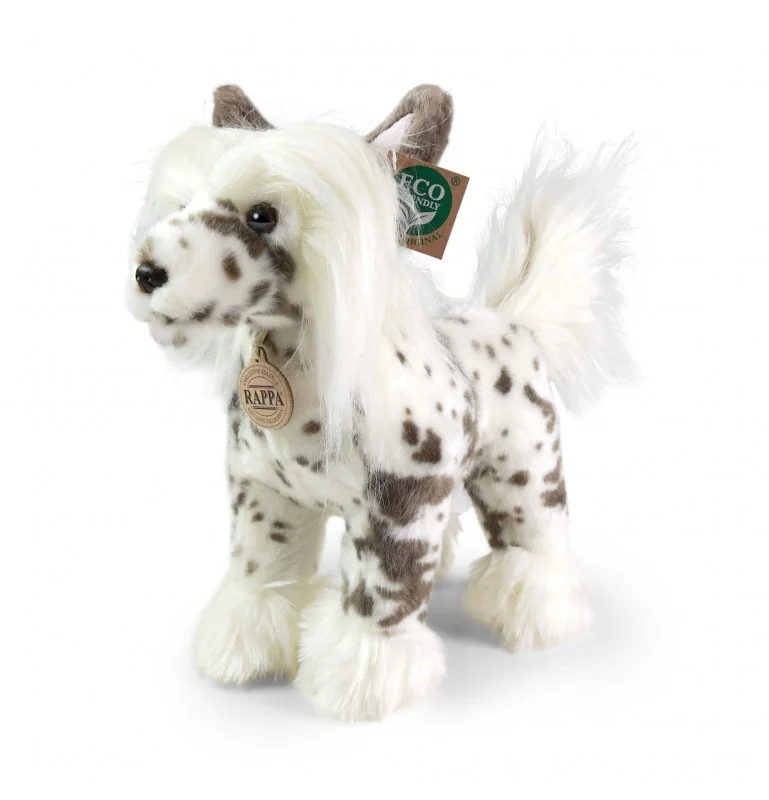 Peluche chien chinois à crête - 25 cm Peluche chien chinois à crête - 25 cm