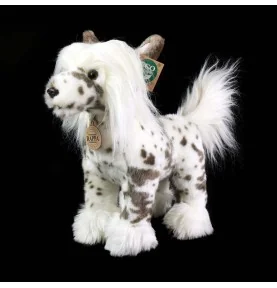Peluche chien chinois à crête - 25 cm Peluche chien chinois à crête - 25 cm